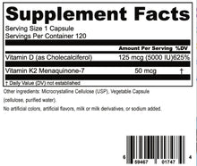 Load image into Gallery viewer, D3/K2 5,000